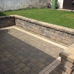 Paving Patio and wall built Dublin