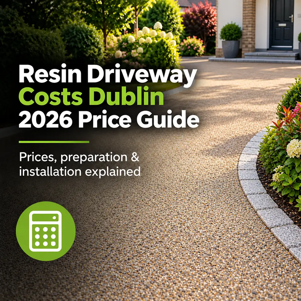 Resin driveway costs Dublin 2026 price guide — prices, preparation and installation explained